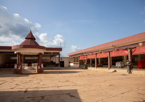 Agni-indenie royal court throne area, Como&eacute;, Abengourou, Ivory Coast