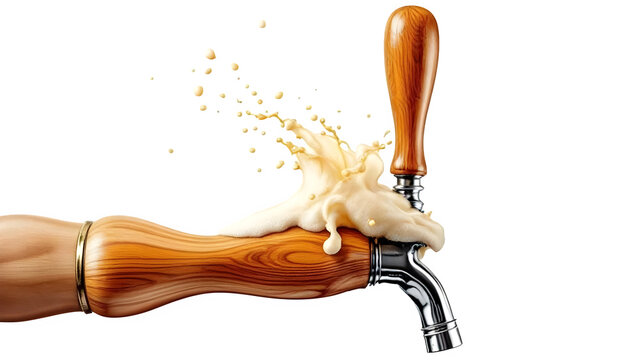 visky tap  on white background isolated PNG 