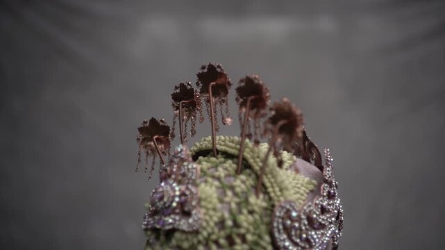 Traditional Sundanese Bridal Crown Called Siger