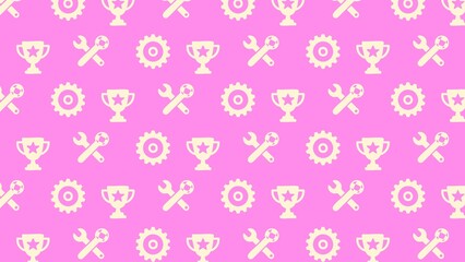 Motocross vector pattern design multicoloured