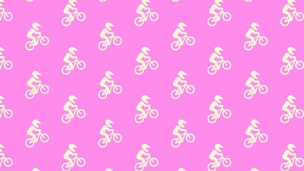 Motocross vector pattern design multicoloured
