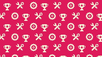 Motocross vector pattern design multicoloured