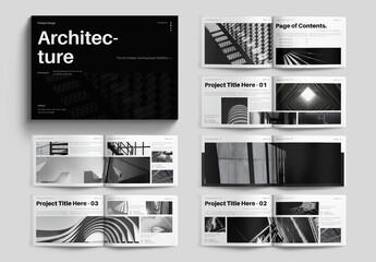 Architecture Portfolio Template Landscape