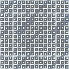 Abstract seamless pattern with repeating isometric cube shapes in gray and white tones. Perfect for backgrounds wallpapers textiles and modern digital design projects.