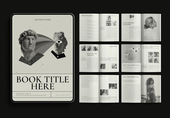 Digital Book Layout Design Template