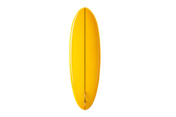 Sunny yellow surfboard ready for summer waves!