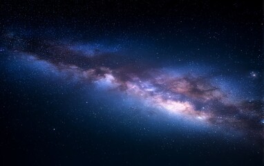 Fototapeta premium Milky Way Galaxy Night Sky Panorama