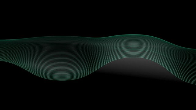 Dynamic Waves Vector Illustration with Gradient Lines and Digital Texture Background