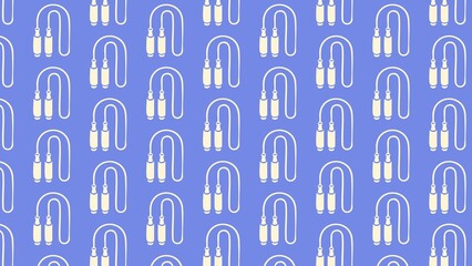 Skipping rope vector pattern design