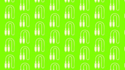 Skipping rope vector pattern design