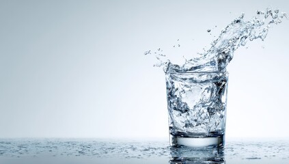 Water splashing from glass (3)