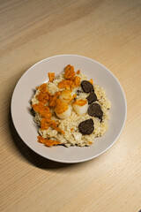 Scallop truffle risotto