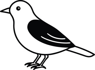 bird icon on transparent background