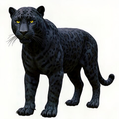 black leopard cub