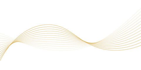 abstract golden waves background