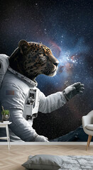 leopard in the night