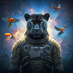cat on the moon