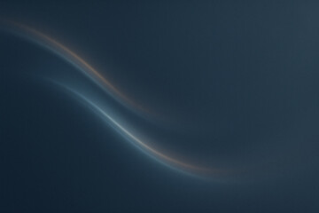 Fototapeta premium Dusty blue and mocha light trails on a dark abstract background