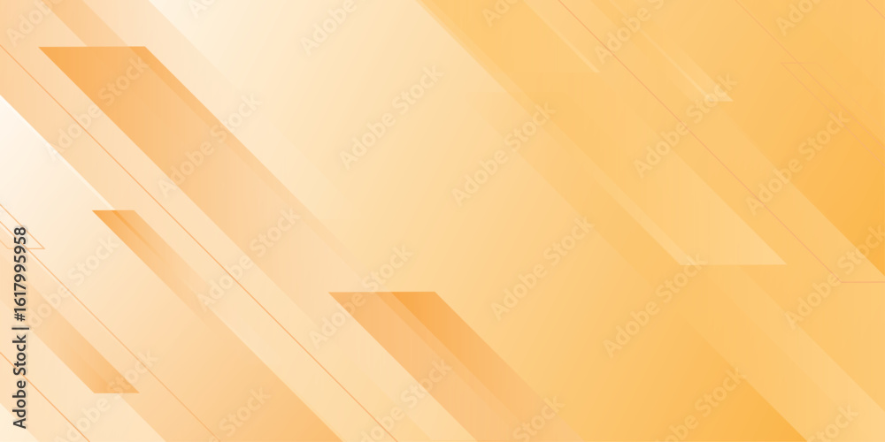 Wall mural abstract white and orange gradient overlay texture shiny line background. layered in modern abstract
