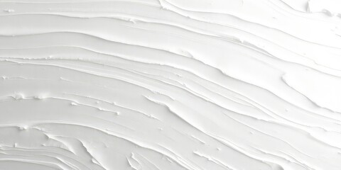Abstract design displaying a soothing white texture created with gentle curves and subtle light play