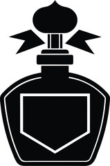 Spray Bottle Vector Silhouette Icon