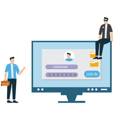 Digital Identity Theft Concept