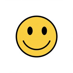 Fototapeta premium Cheerful Expression Icon