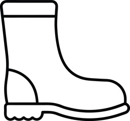 Obraz premium winter boot icon on transparent background
