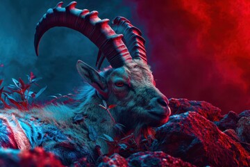 head of goat