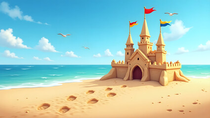 Castle in the sand