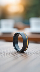 Innovative smart ring for health monitoring and data analysis, featuring a sleek design and advanced technology for tracking vitals and enhancing wellness