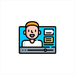 Online Teaching Icon