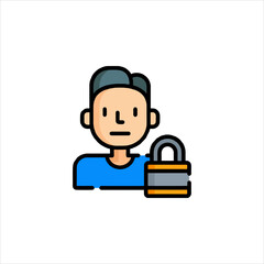 User Account Lock Icon