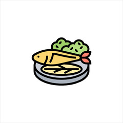 fast food illustration