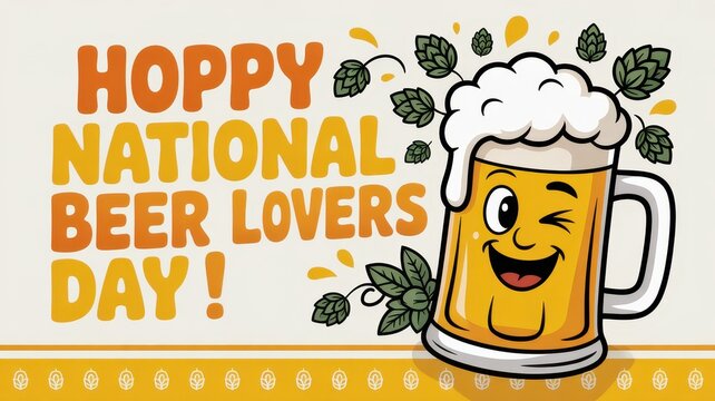 Celebrate laughter and cheer with a toast on national beer lovers day, bringing friends together in joyful camaraderie. National Beer Lovers Day