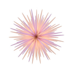 Obraz premium Abstract starburst design in soft pastel colors radiating from a central point, ideal for backgrounds