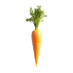 Fresh Carrot Isolated on White Background - Premium Quality Image