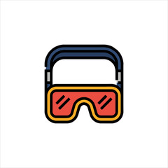 vector icon of an electric guitar