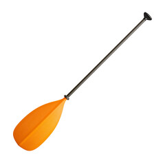Single Bladed Kayak Paddle Isolated on Transparent Background PNG
