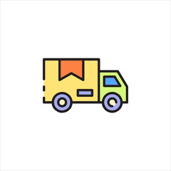 truck icon vector illustration