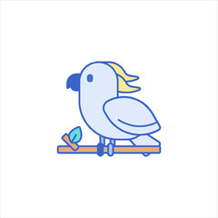 blue bird on a branch