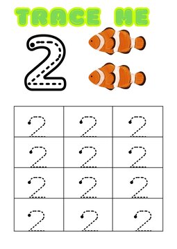 Printable number tracing worksheet designed for preschool and kindergarten children. Includes numbers 1 to 10 to help kids practice number recognition, handwriting, and counting skills. have fun