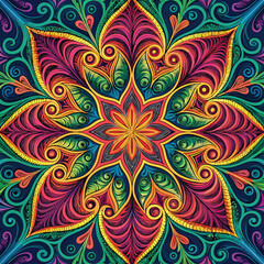 Fototapeta premium Elegant seamless geometric pattern background with modern decorative design