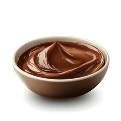 Rich Chocolate Sauce in a Ceramic Bowl