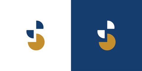 Unique and Modern S logo design