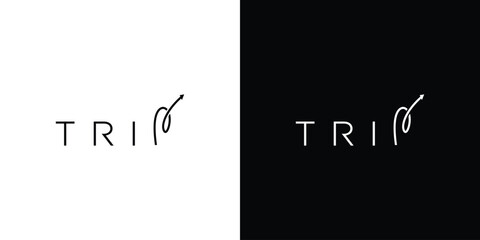 Unique and modern Trip logo design