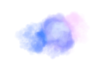 Gardinen Farbenfroh Abstract color smoke explosion overlay cutout on transparent background, colorful fluffy clouds overlay cutout, fog steam cutout, png image  © Sami