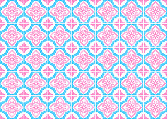 Hmong traditional pattern clothes background.