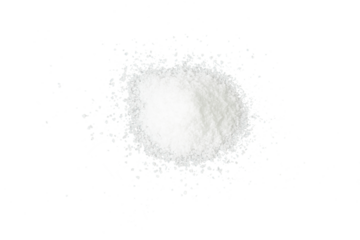 pile of white spice salt isolated on white or transparent png