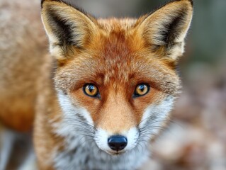 Obraz premium Close up of a red fox